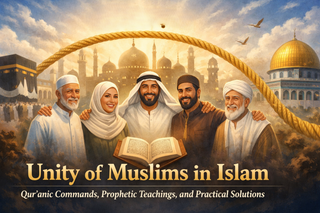 Unity of Muslims in Islam: Qur’anic Commands, Prophetic Teachings, and Practical Solutions