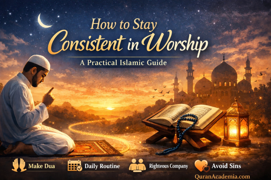 How to Stay Consistent in Worship: A Practical Islamic Guide for Lifelong Ibadah