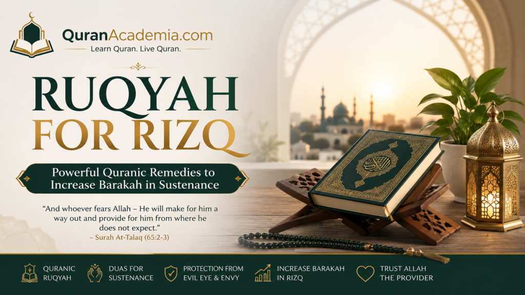 Ruqyah for Rizq: Powerful Quranic Remedies to Increase Barakah in Sustenance Ruqyah for Rizq: Powerful Quranic Remedies to Increase Barakah in Sustenance
