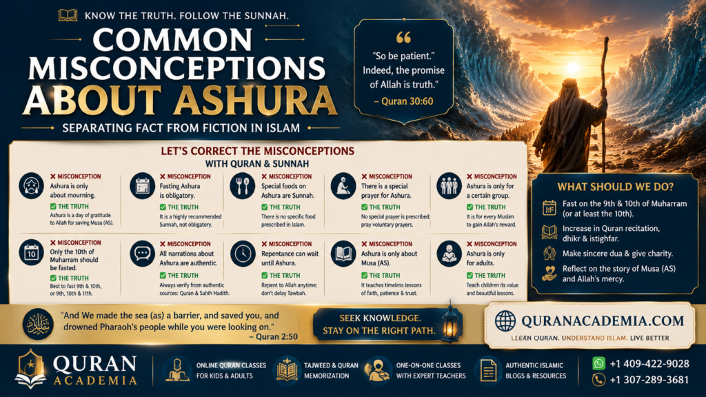 Common Misconceptions About Ashura: Separating Authentic Islamic Teachings from Cultural Practices Common Misconceptions About Ashura: Separating Authentic Islamic Teachings from Cultural Practices